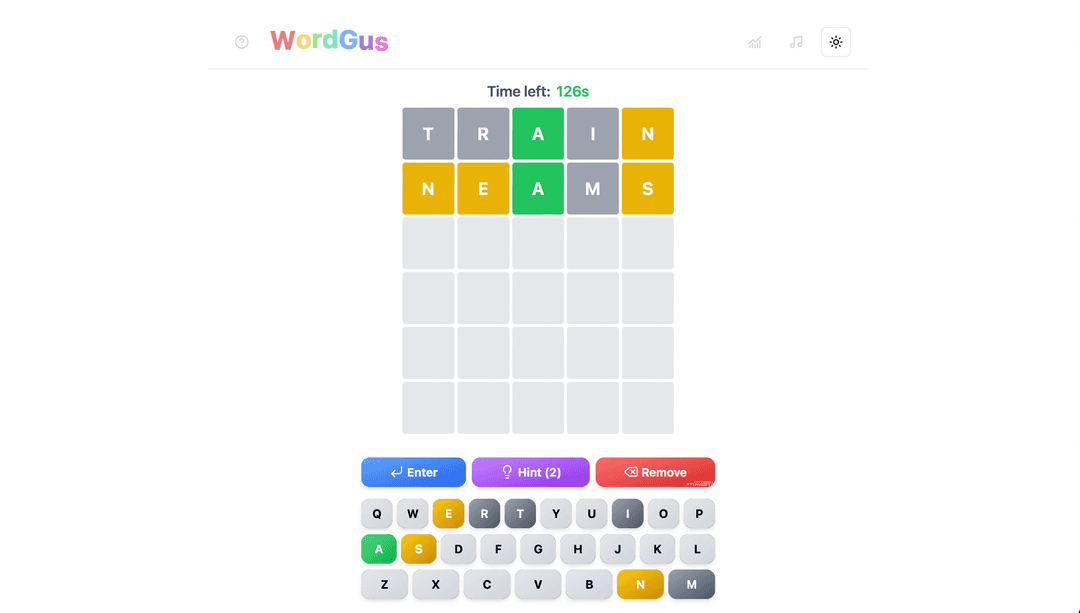 WordGus: A word puzzle