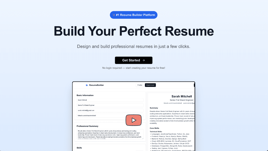 Resume Builder